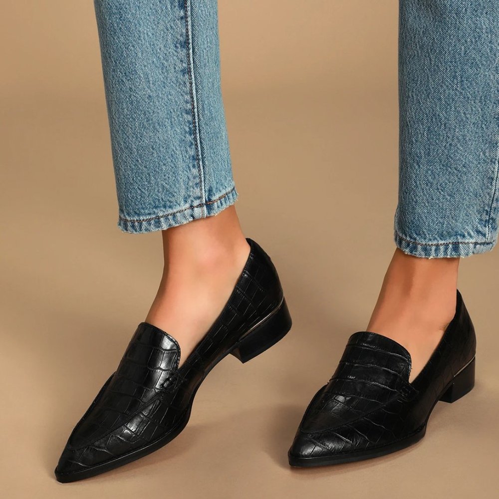 Dolce Vita Arlene Loafer Croco Print US 9.5